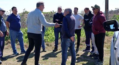 Madariaga: ABSA y ESUCO recorrieron el predio de la futura Planta Depuradora