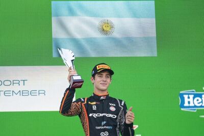 Fórmula 3: Franco Colapinto se lució en Melbourne y ganó la carrera sprint