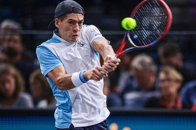Masters 1000 de París: Sebastián Báez se despidió en el debut