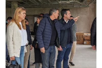 Necochea: Katopodis recorrió las obras de la Casa de la Provincia