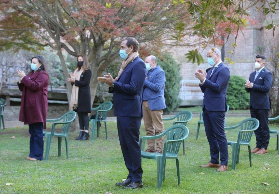 Con un mensaje de unidad, Garro participó de la tradicional celebración por el 25 de mayo