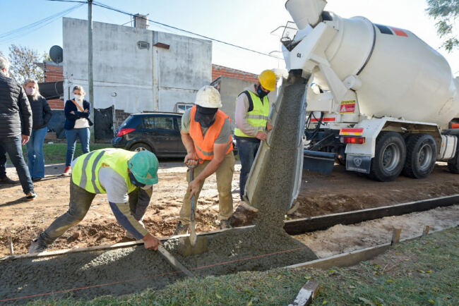 Simone y Katopodis supervisaron obras en Arrecifes y San Antonio de Areco