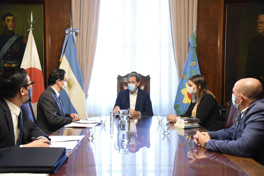 Garro se reunió con el Embajador de Japón para acordar llegada de inversiones e intercambio en la gestión de la pandemia