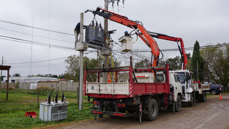 Brandsen: realizaron obras para mejorar la calidad del servicio en el Barrio La Dolly II