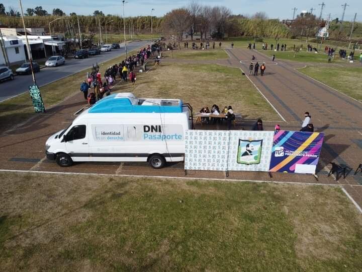 Operativo para tramitar el DNI en Presidente Perón