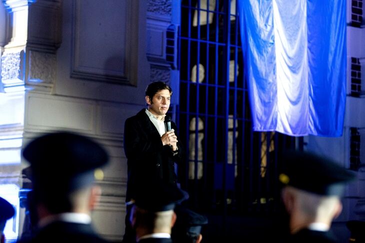 Kicillof encabezó un acto en La Plata por el festejo de 9 de julio