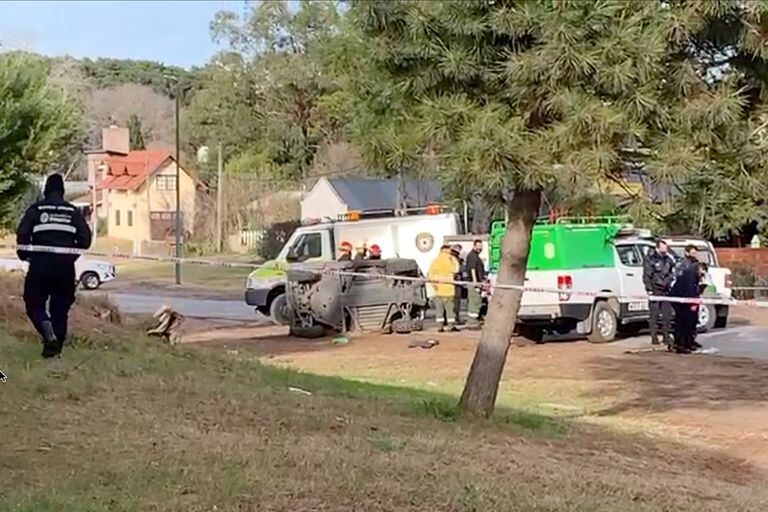 Falleció un policía al volcar con un UTV en Pinamar