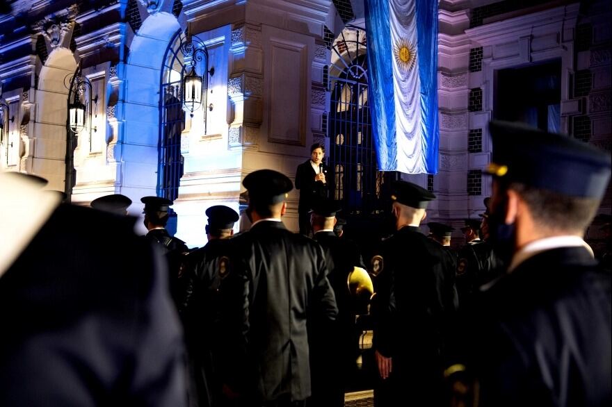 Kicillof encabezó un acto en La Plata por el festejo de 9 de julio