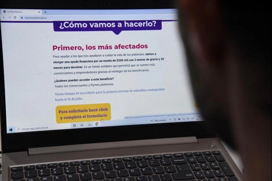 La Plata reactiva: un programa para recibir ayuda económica