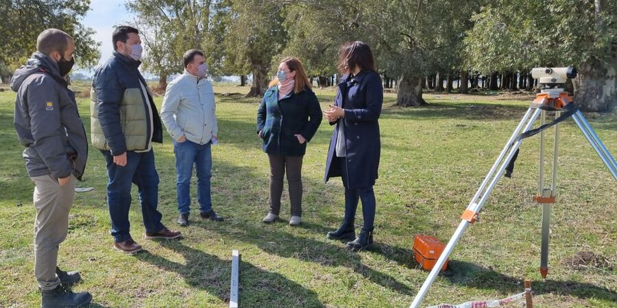 Azul: Realizan trabajos de apertura de calles en el SIPA