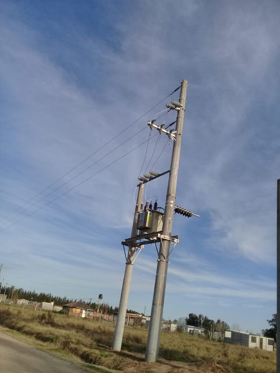 Edelap realizó obras en el Barrio La Parada en Brandsen