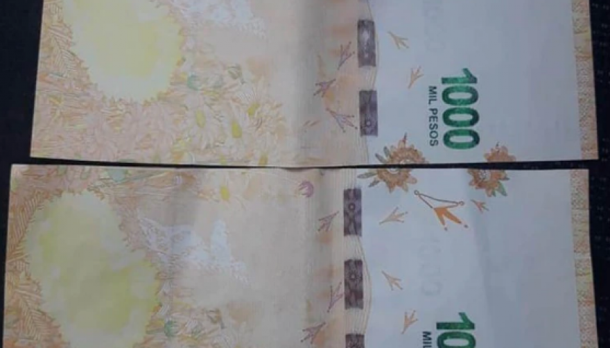Después de las monedas, ahora venden por $20.000 uno de 1.000 pesos con una falla