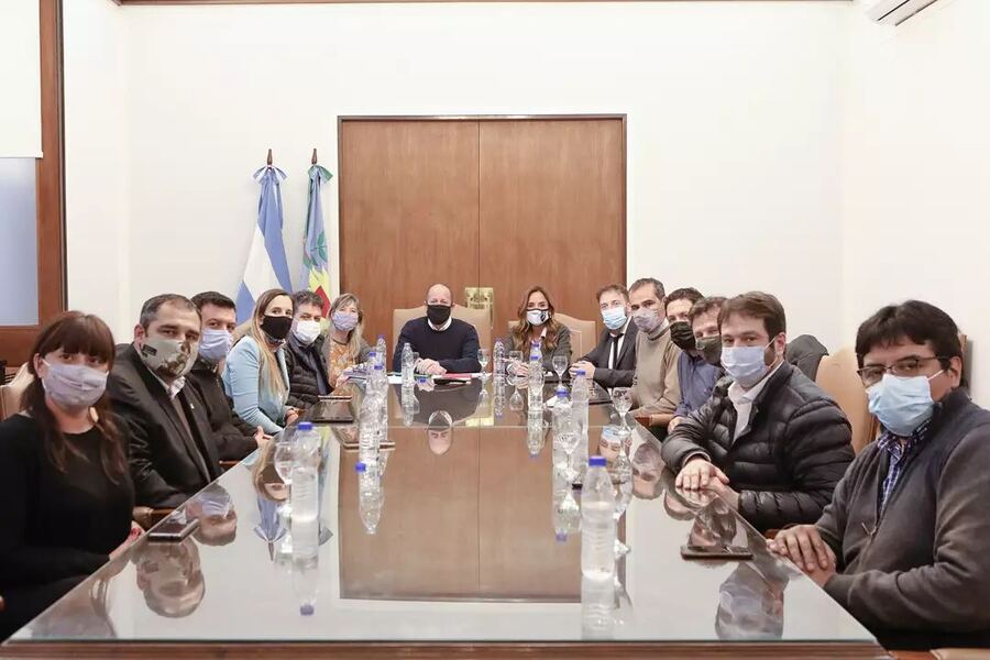 Martín Insaurralde estuvo en la ciudad de La Plata
