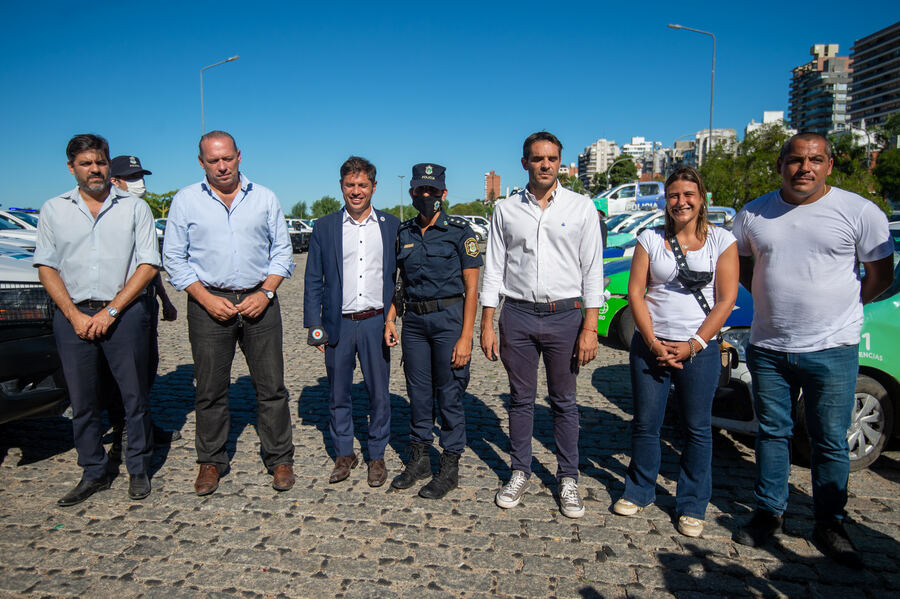 San Nicolás: Kicillof participó de la presentación de 14 patrulleros