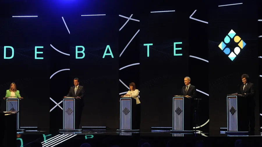Massa y Bullrich buscaron polarizar con Milei en el primer debate presidencial