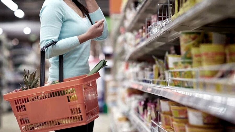 Los alimentos terminan diciembre con una suba de precios del 35%