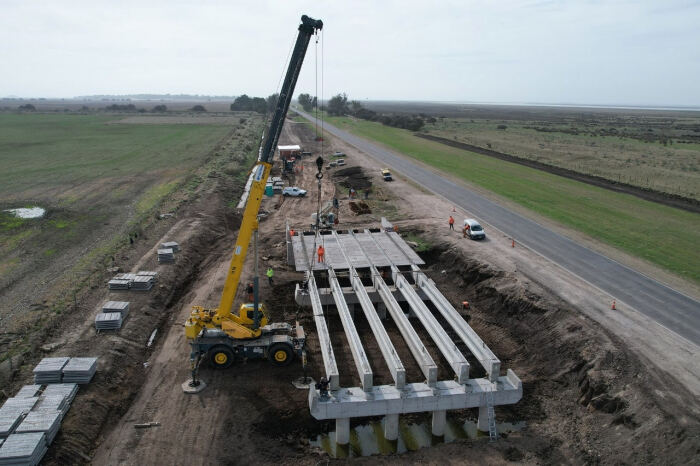 Continúan las obras de transformación en Autovía de la Ruta 11