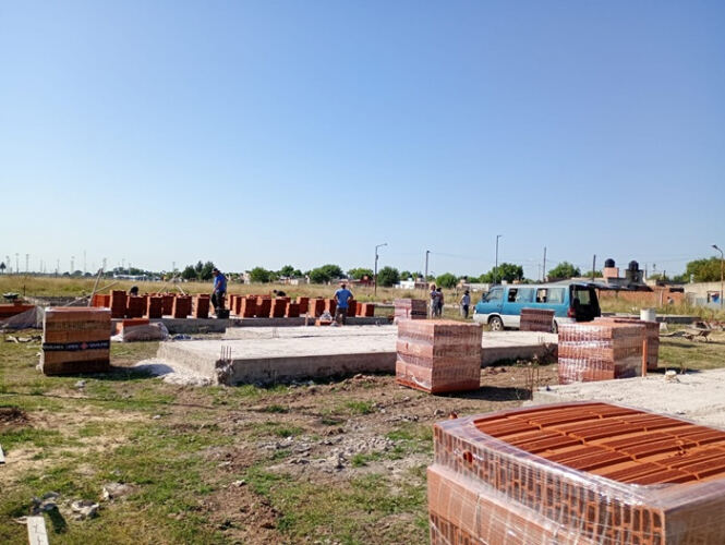 Chascomús: Avanza la construcción de 58 viviendas en el distrito