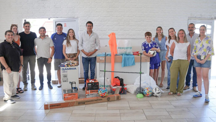 Rauch: La Provincia da apoyo a clubes y espacios deportivos