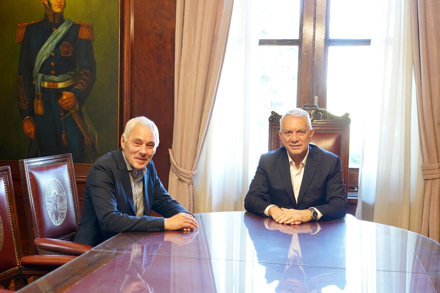 La Plata: Alak y Cagliardi analizaron obras hidráulicas para el desarrollo regional