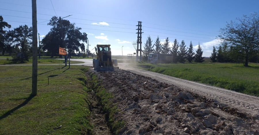 La Plata: Avanzan las obras viales e hidráulicas en el barrio La Hermosura de Arana