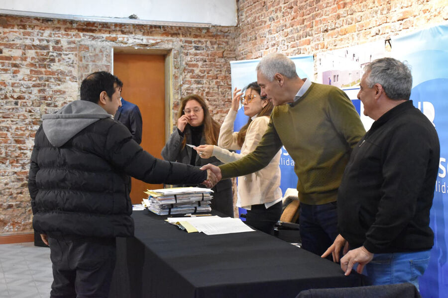 Berisso: Se realizó un nuevo acto de Firma de Escrituras de propiedad
