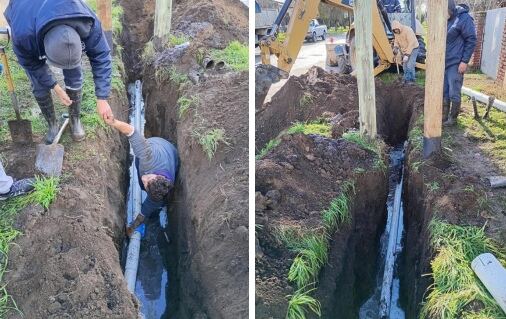 Necochea: Obras Sanitarias intensificó las tareas y resolvió más de 260 reclamos para fortalecer los servicios básicos