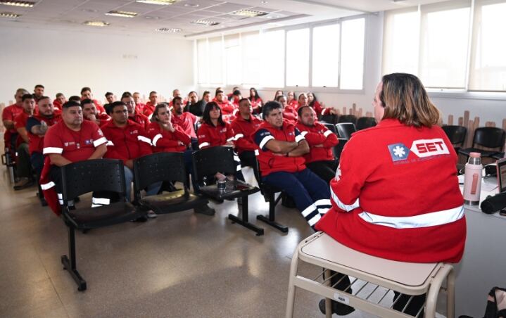 Tigre: Personal del SET recibió una capacitación para fortalecer la capacidad de respuesta