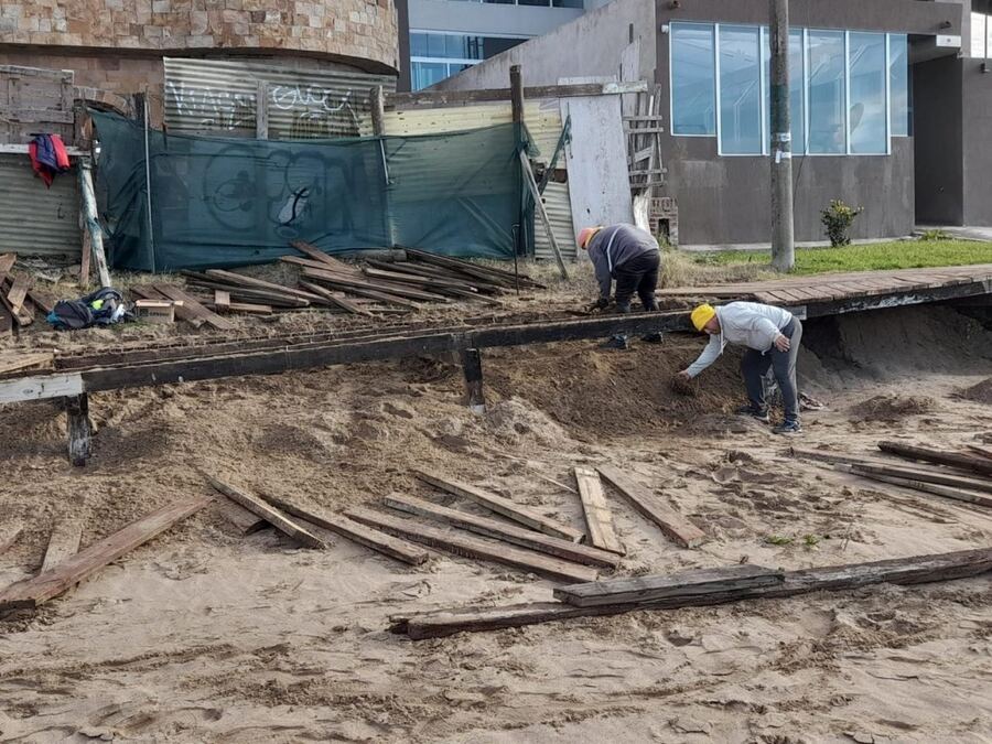 Villa Gesell: Continúan los arreglos en la Rambla