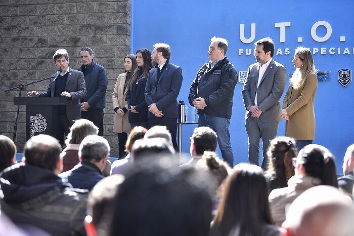 Lomas de Zamora: Kicillof inauguró una base de la UTOI
