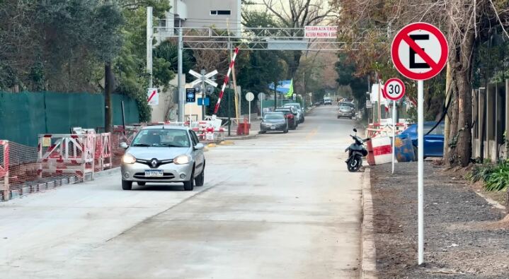 San Isidro: Se habilitó el paso a nivel Treinta y Tres Orientales en Beccar