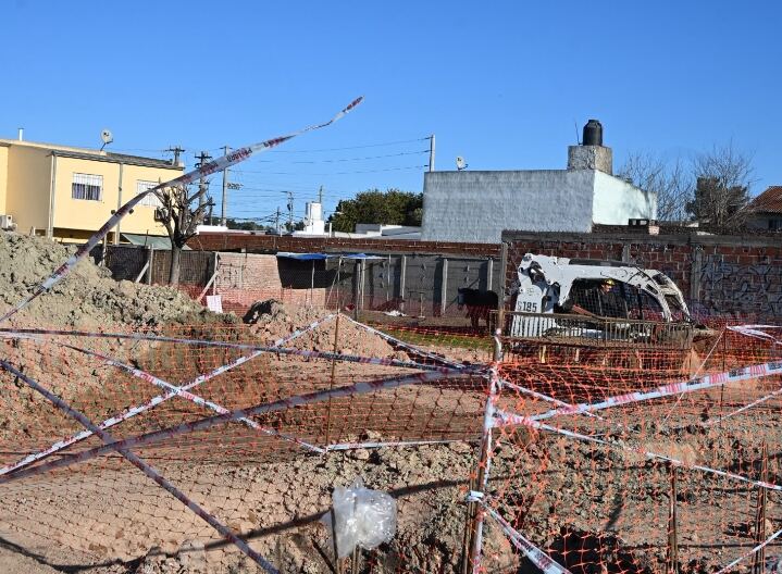 Berisso: Avanza la obra del Polideportivo de Villa Progreso