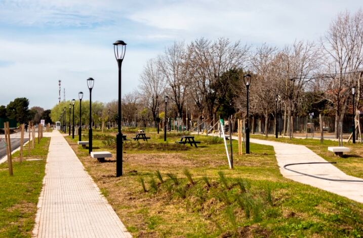 San Isidro: Continúan las obras del nuevo parque público de Boulogne Teniente Estévez
