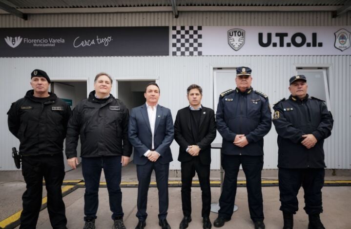 Florencio Varela: Kicillof inauguró una nueva base de la UTOI