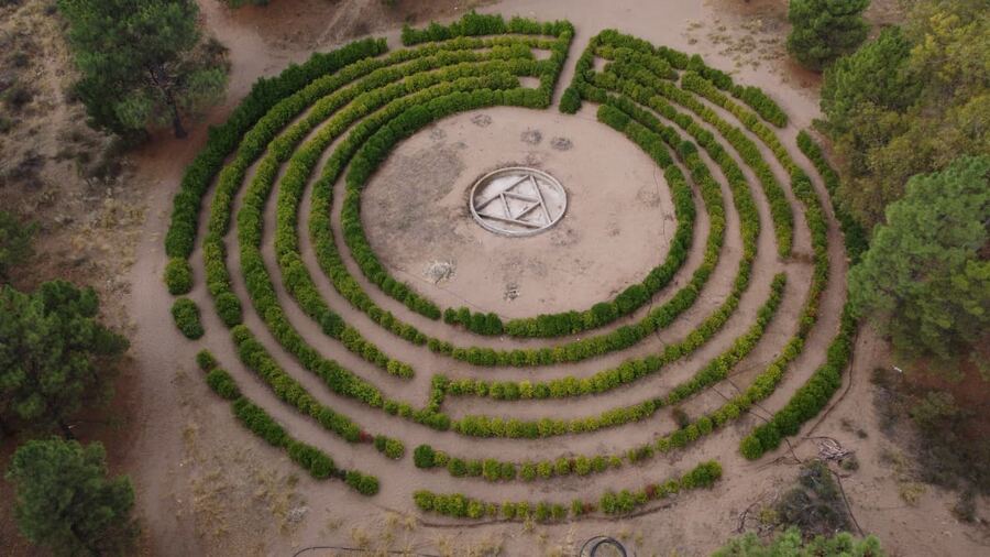 Monte Hermoso: Avanza la puesta en valor del Laberinto Vegetal