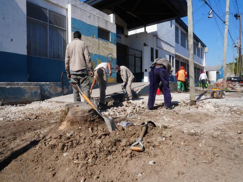 Lomas de Zamora: El Municipio continúa con la reconstrucción de veredas en distintos barrios