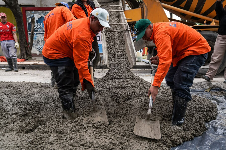 Lanús: Sigue el plan de pavimentación en el barrio Villa Argerich