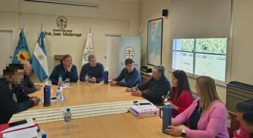 Madariaga: Se realizó una reunión para coordinar el operativo de seguridad y tránsito para la Fiesta del Talar